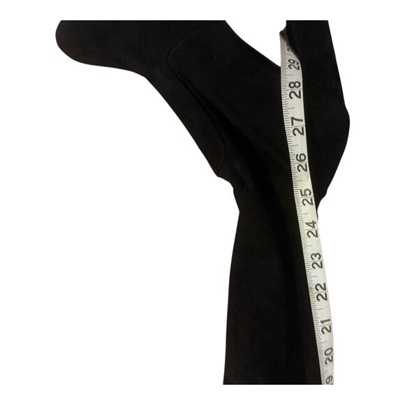 Steve Madden Ezra Thigh High Boot, Black Faux Suede Over The Knee Women’s 9M - Picture 9 of 13